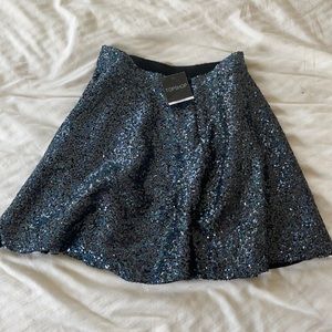 Top shop sequin skirt size 6